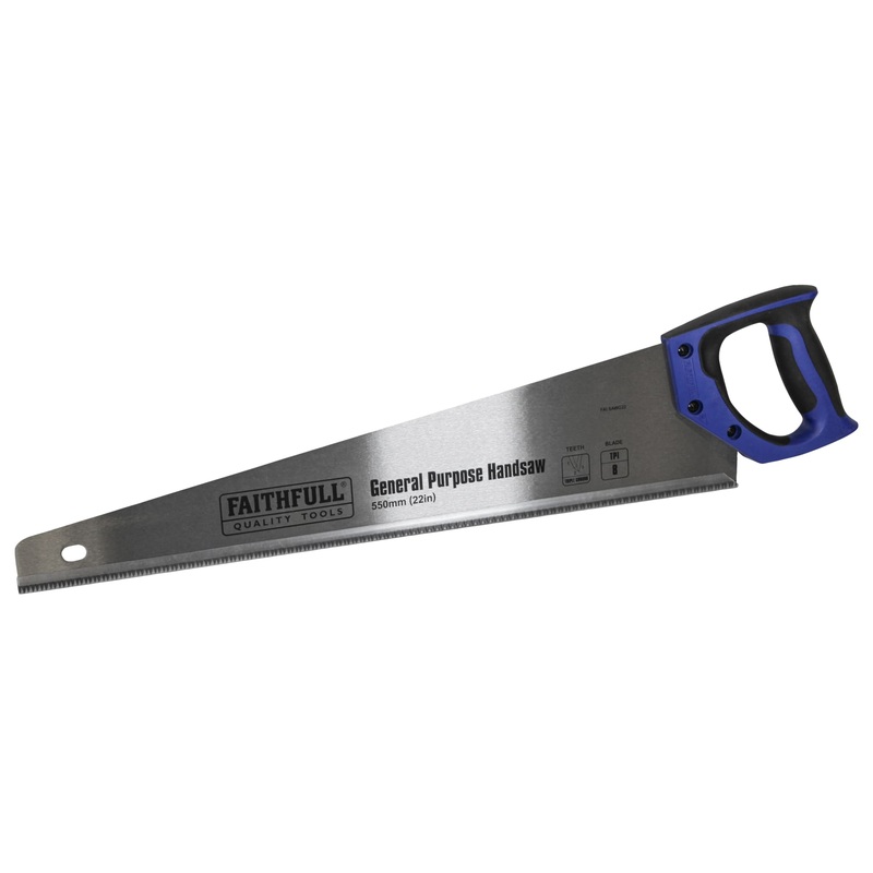 Faithfull 550mm General-Purpose Hardpoint Handsaw