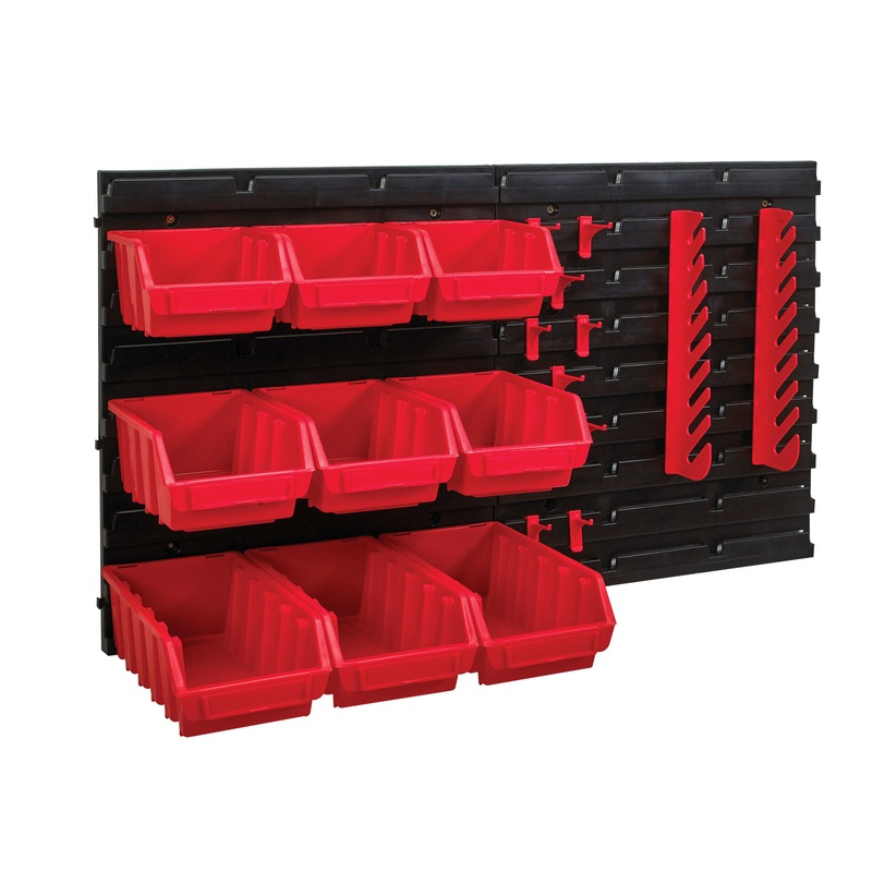 Faithfull Wall Storage 22 Piece Bin Set