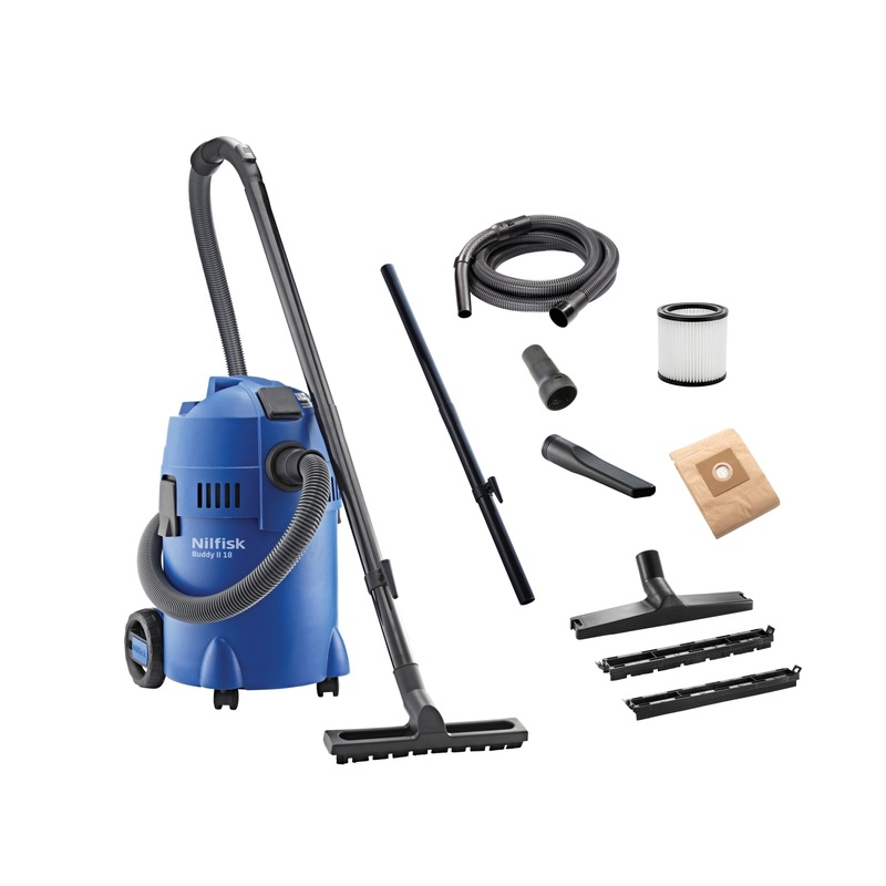 Kew Nilfisk Alto 240V Buddy II Wet & Dry Vacuum with Power Tool Take Off 18L (1200W)