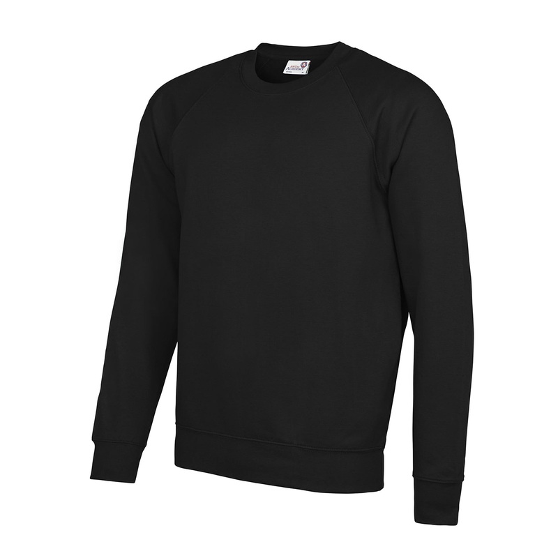 Academy Black - Senior Academy raglan sweatshirt