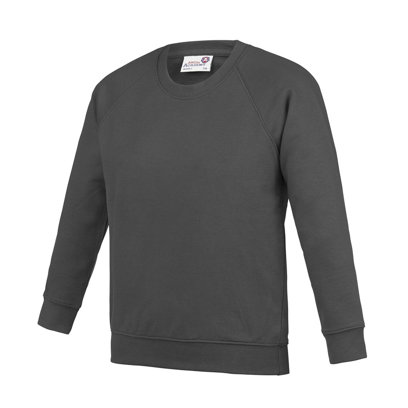 Academy Charcoal - Kids Academy raglan sweatshirt