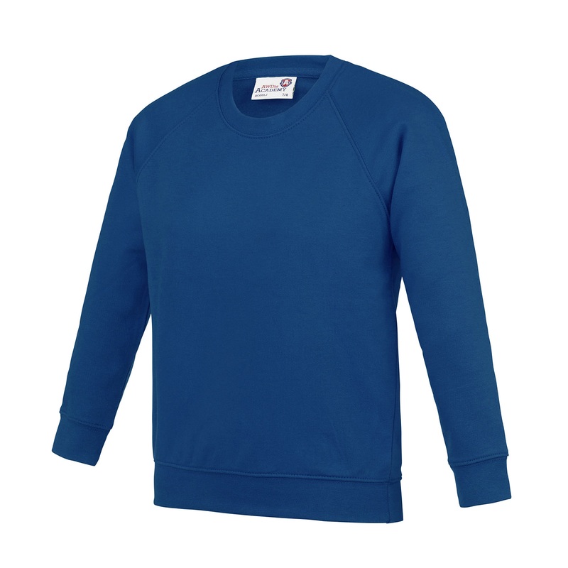 Academy Deep Royal - Kids Academy raglan sweatshirt