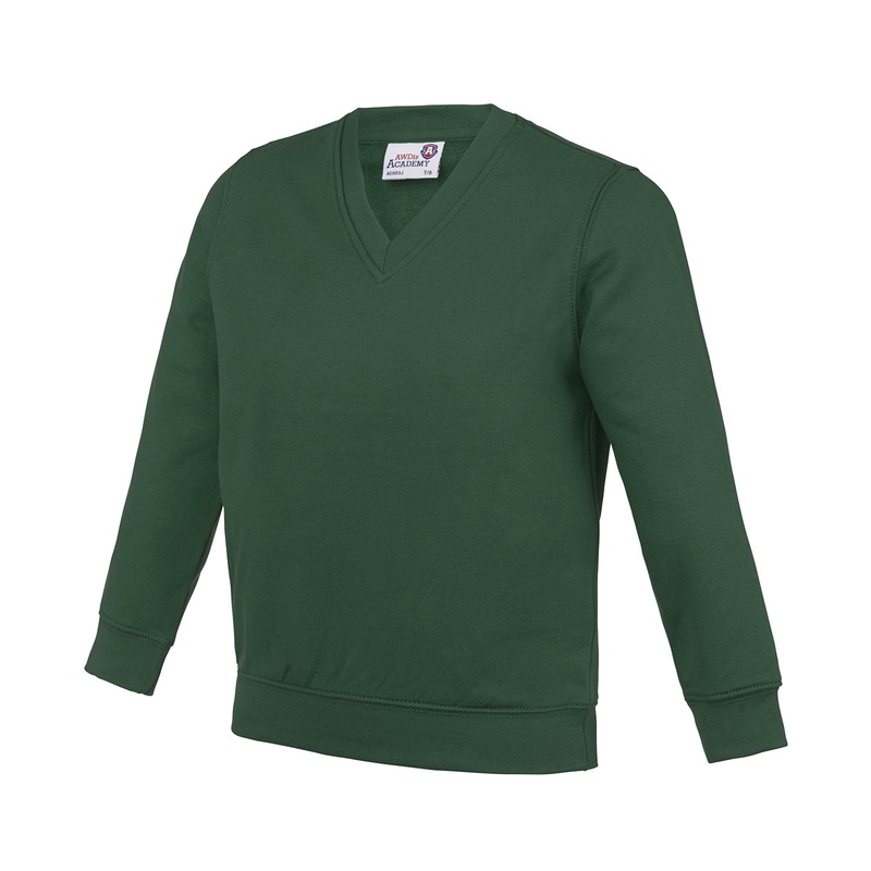 Academy Green - Kids Academy v-neck sweatshirt