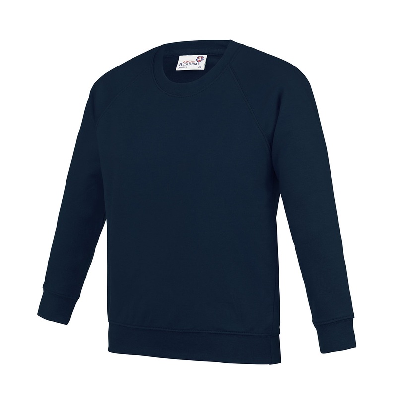 Academy Navy - Kids Academy raglan sweatshirt
