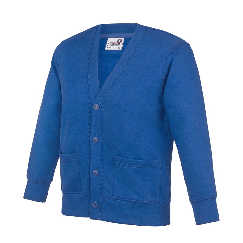 Academy Royal Blue - Kids Academy cardigan
