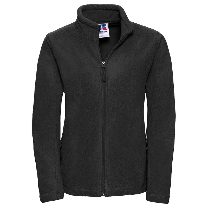 Black - Women's full-zip outdoor fleece