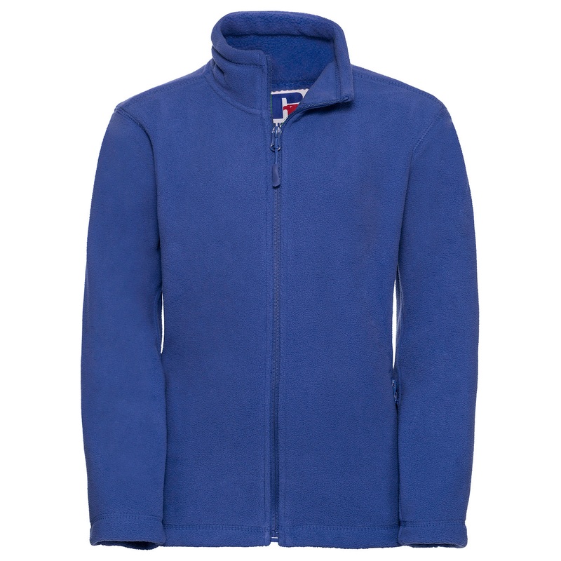 Bright Royal - Kids full-zip outdoor fleece