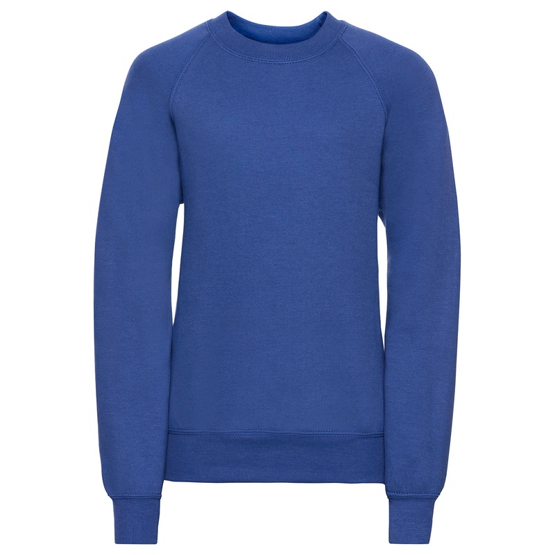 Bright Royal - Kids raglan sleeve sweatshirt