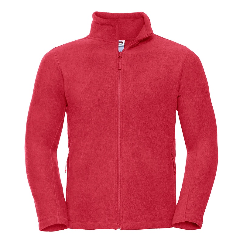 Classic Red - Full-zip outdoor fleece
