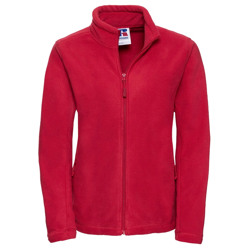 Classic Red - Women's full-zip outdoor fleece