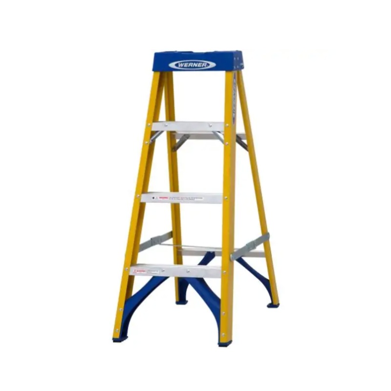 Werner Promaster Fibreglass Swingback Stepladder Trade