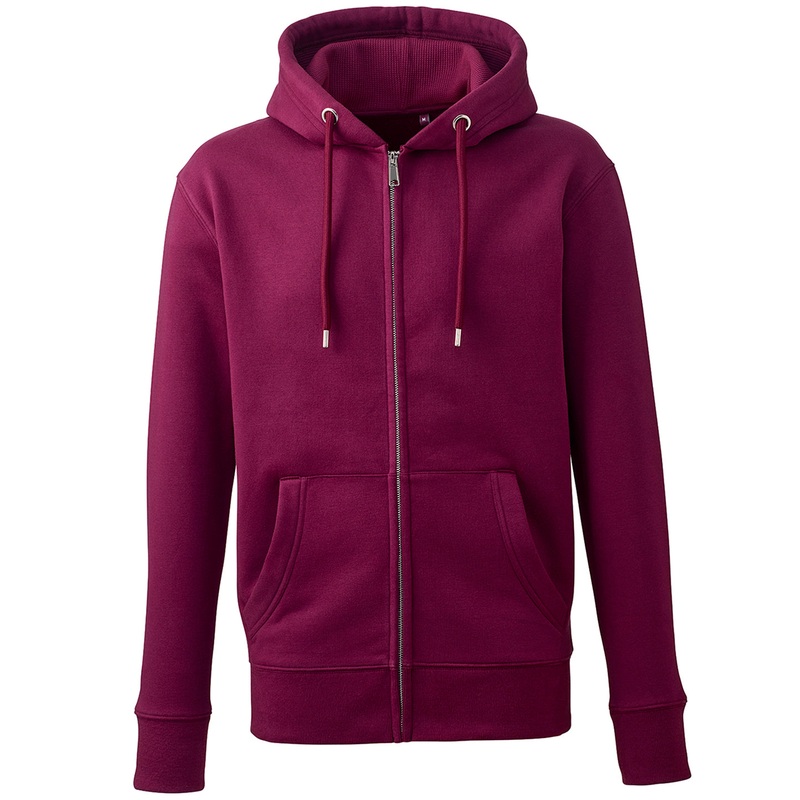 Burgundy - Men's Anthem full-zip hoodie