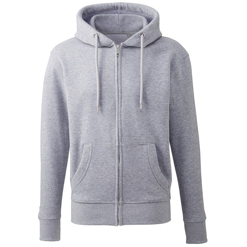 Grey Marl - Men's Anthem full-zip hoodie